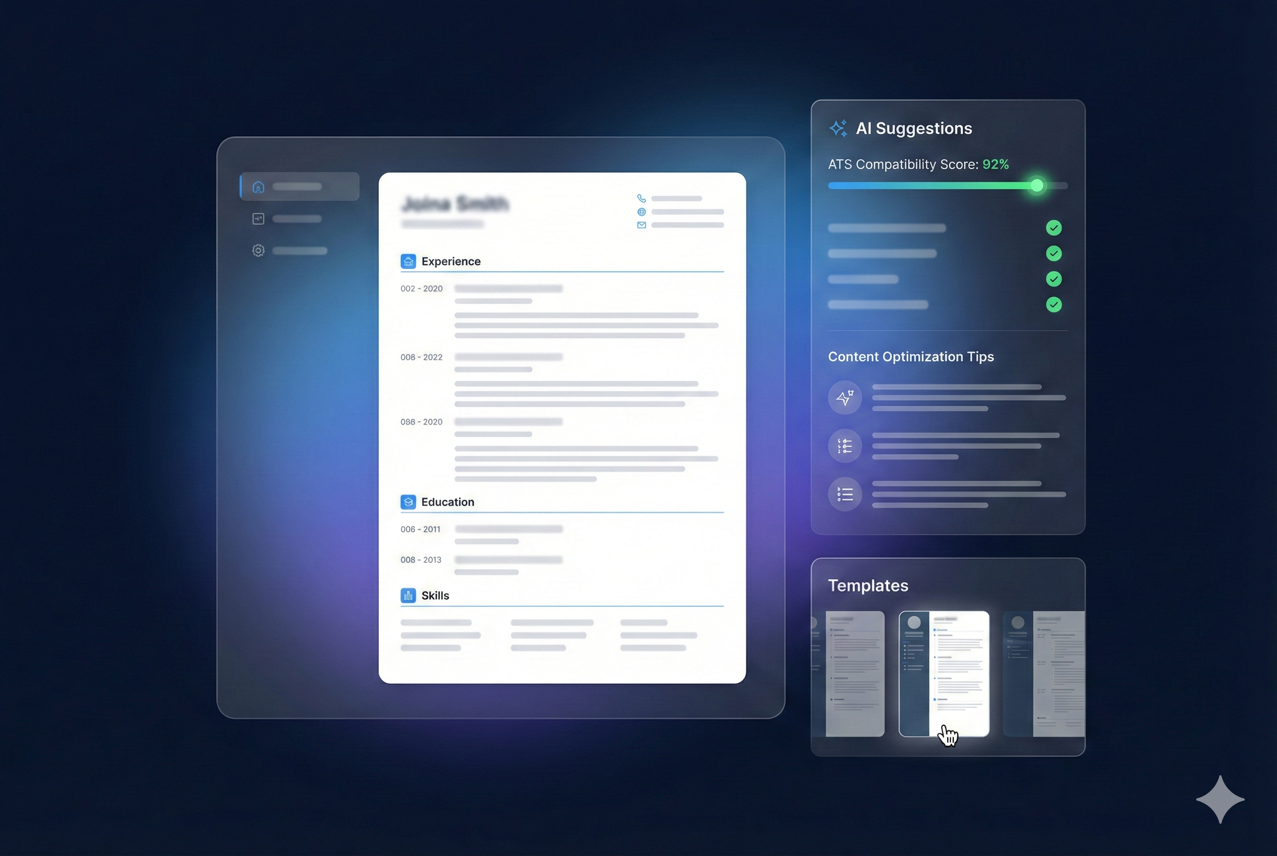 Professional resume created with Ophy AI Resume Builder